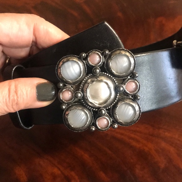 Oscar de la renta black belt size 8 main image 4
